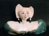 mit Fl&uuml;gelhaube, Terracotta